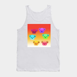 Winter Koalas - Red/Orange Tank Top